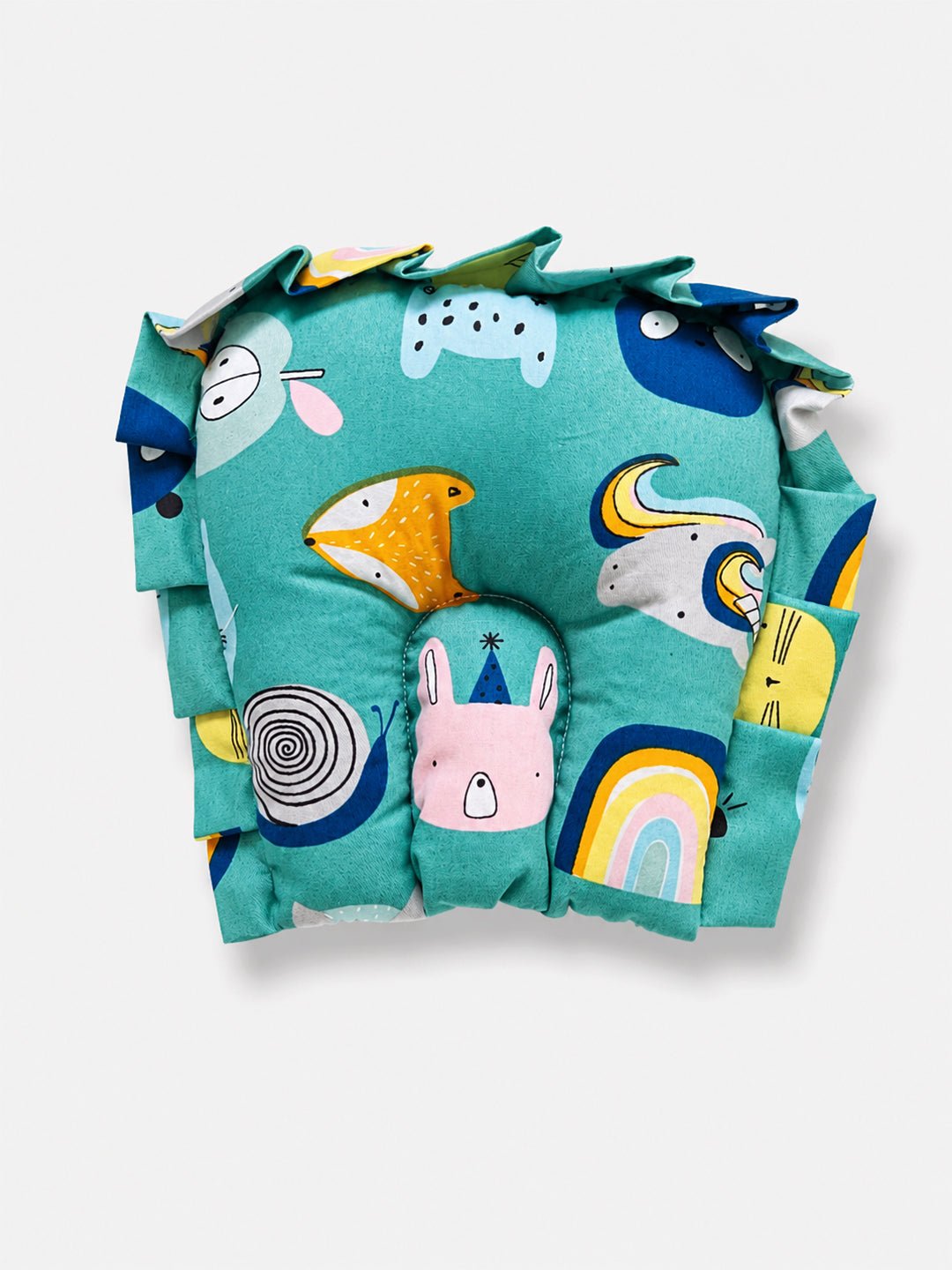 Teal Fox & Friends Forever Portable Mosquito Net Bed For Kids