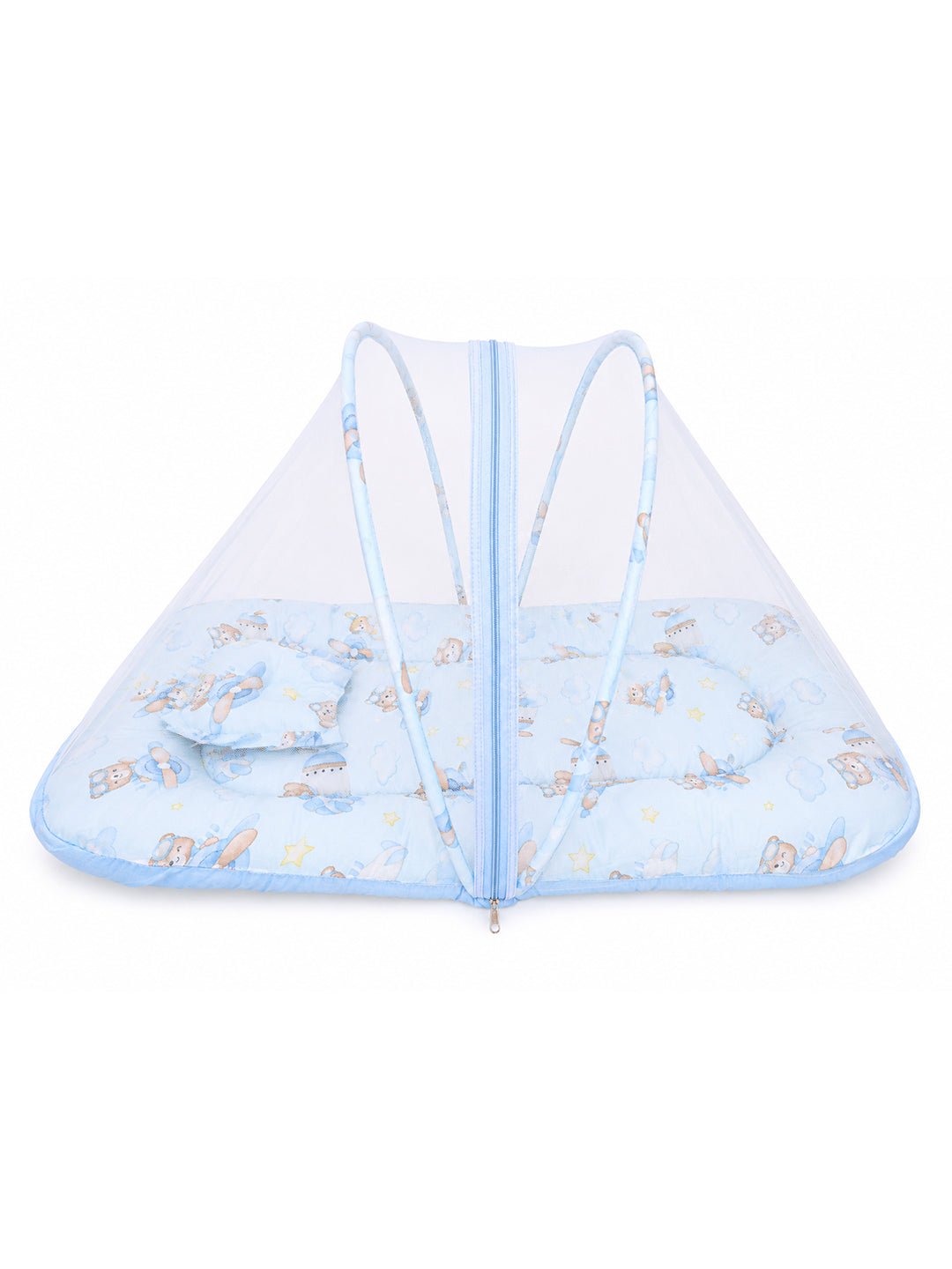 Blue Little Aviator Portable Baby Mosquito Net Bed Set
