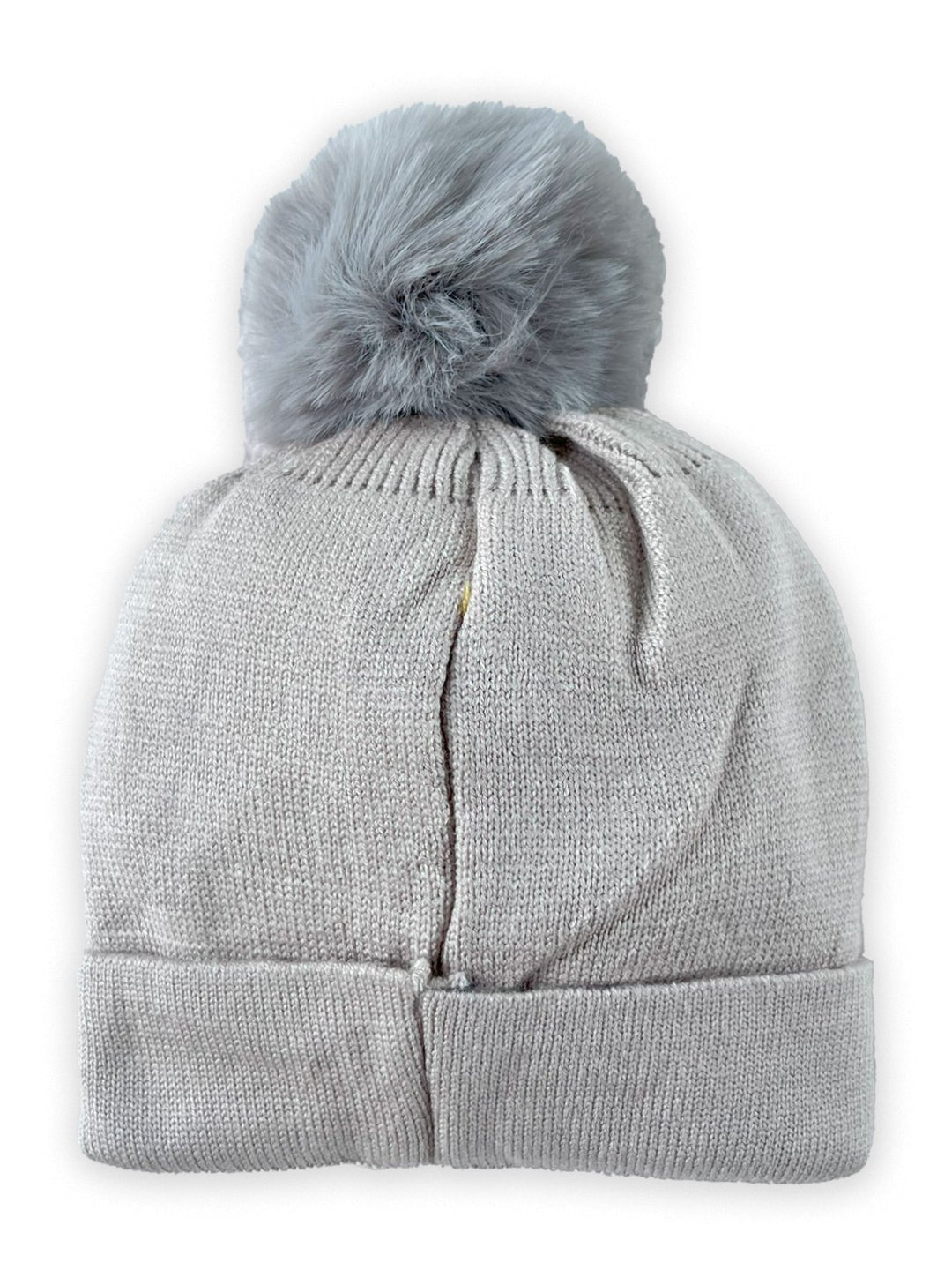 Mini Soul Baby Penguin Knitted Cap With Faux Fur