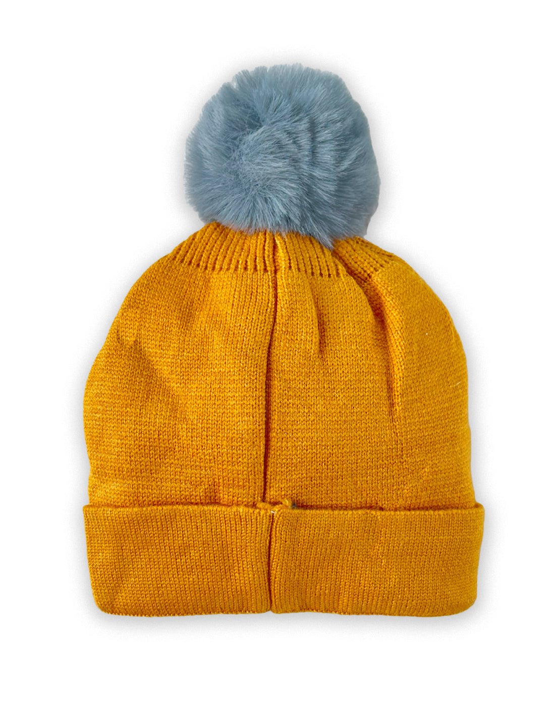 Mini Soul Baby Penguin Knitted Cap With Faux Fur