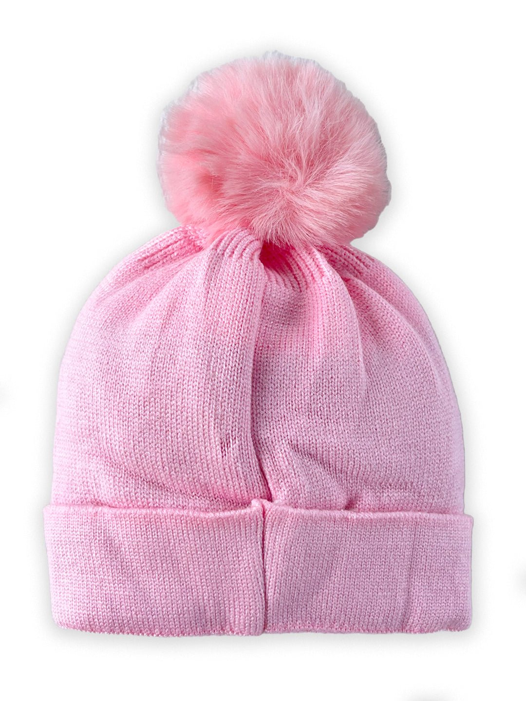 Mini Soul Baby Penguin Knitted Cap With Faux Fur