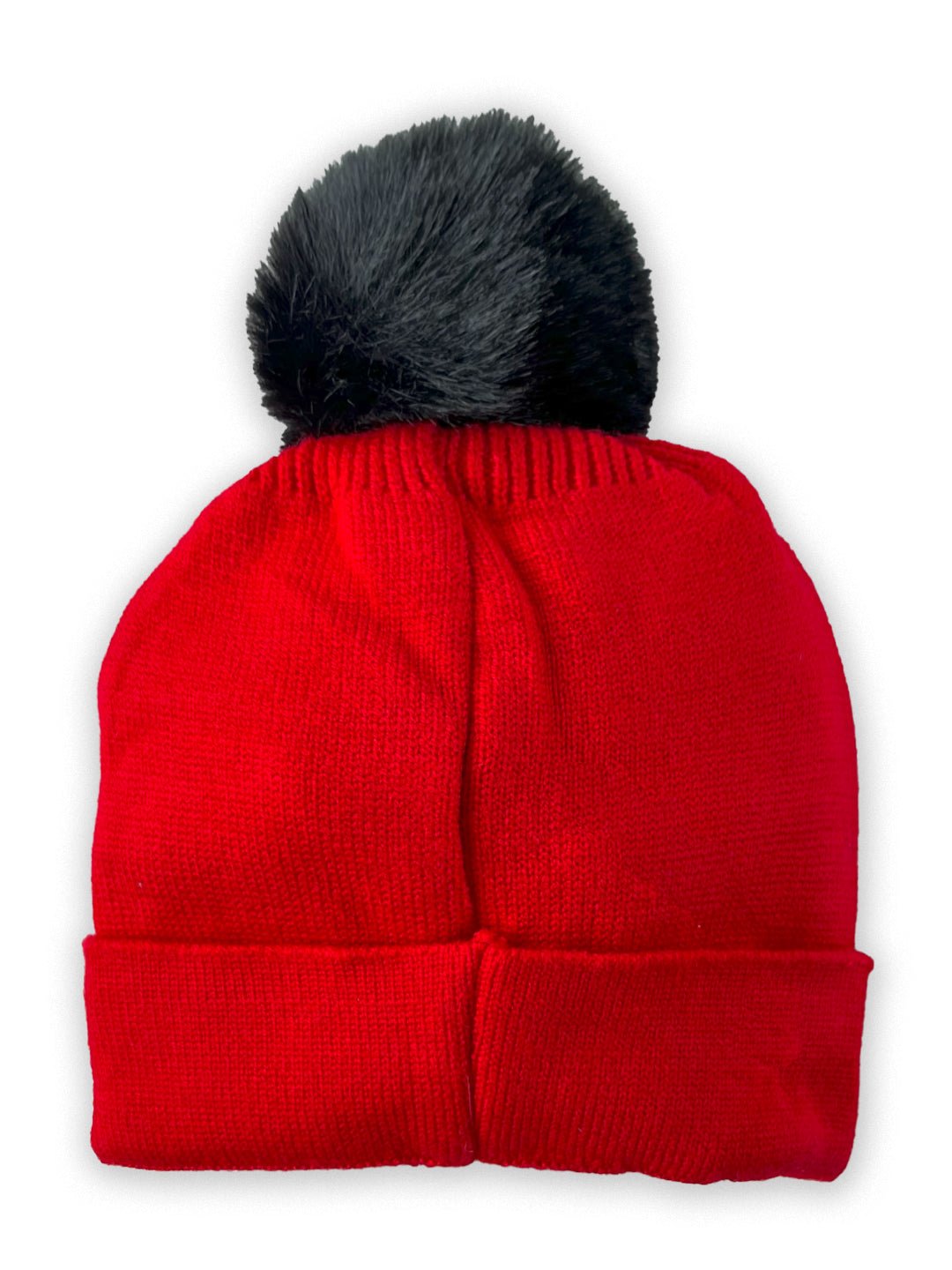 Mini Soul Baby Penguin Knitted Cap With Faux Fur
