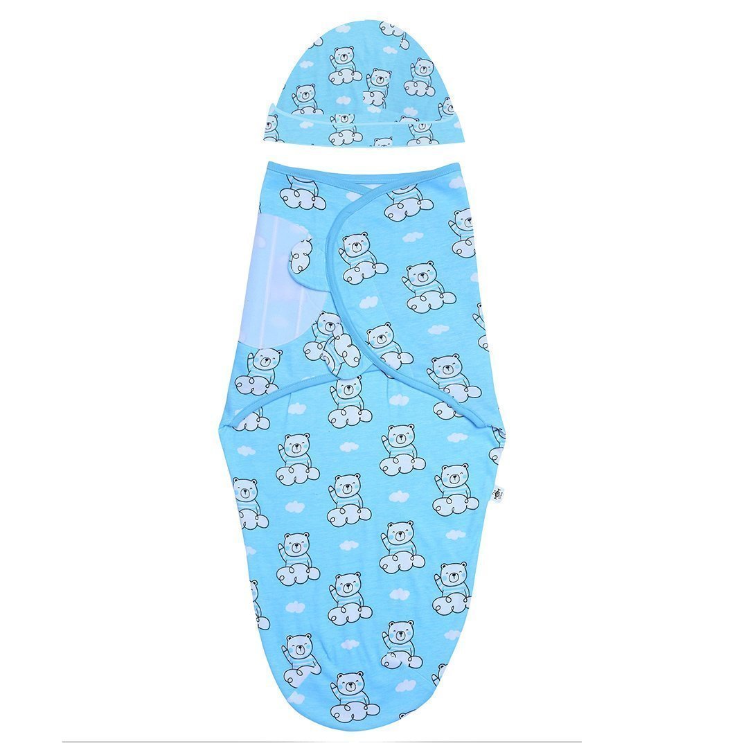 Combo Of 2 Hello Bear Magical Unicorn Cotton Swaddle Wraps