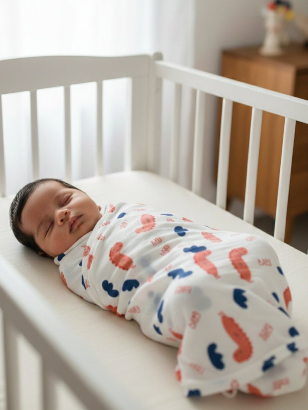Finding Nemoo & Baby Dino 2 PC Cotton Muslin Swaddle Wrap