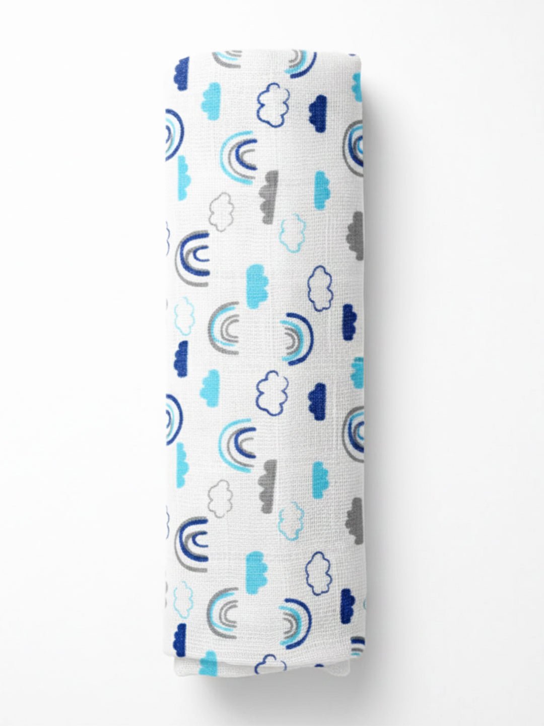 Combo Of 2 Happy Rainbow Mumbo Jumbo Muslin Swaddle Wraps For Kids