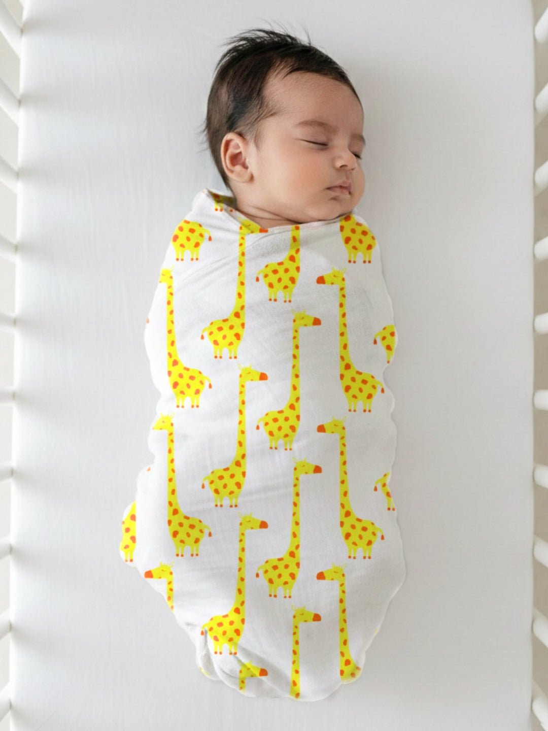 Jungle King & Tall Giraffe 2 PC Cotton Muslin Swaddle Wrap