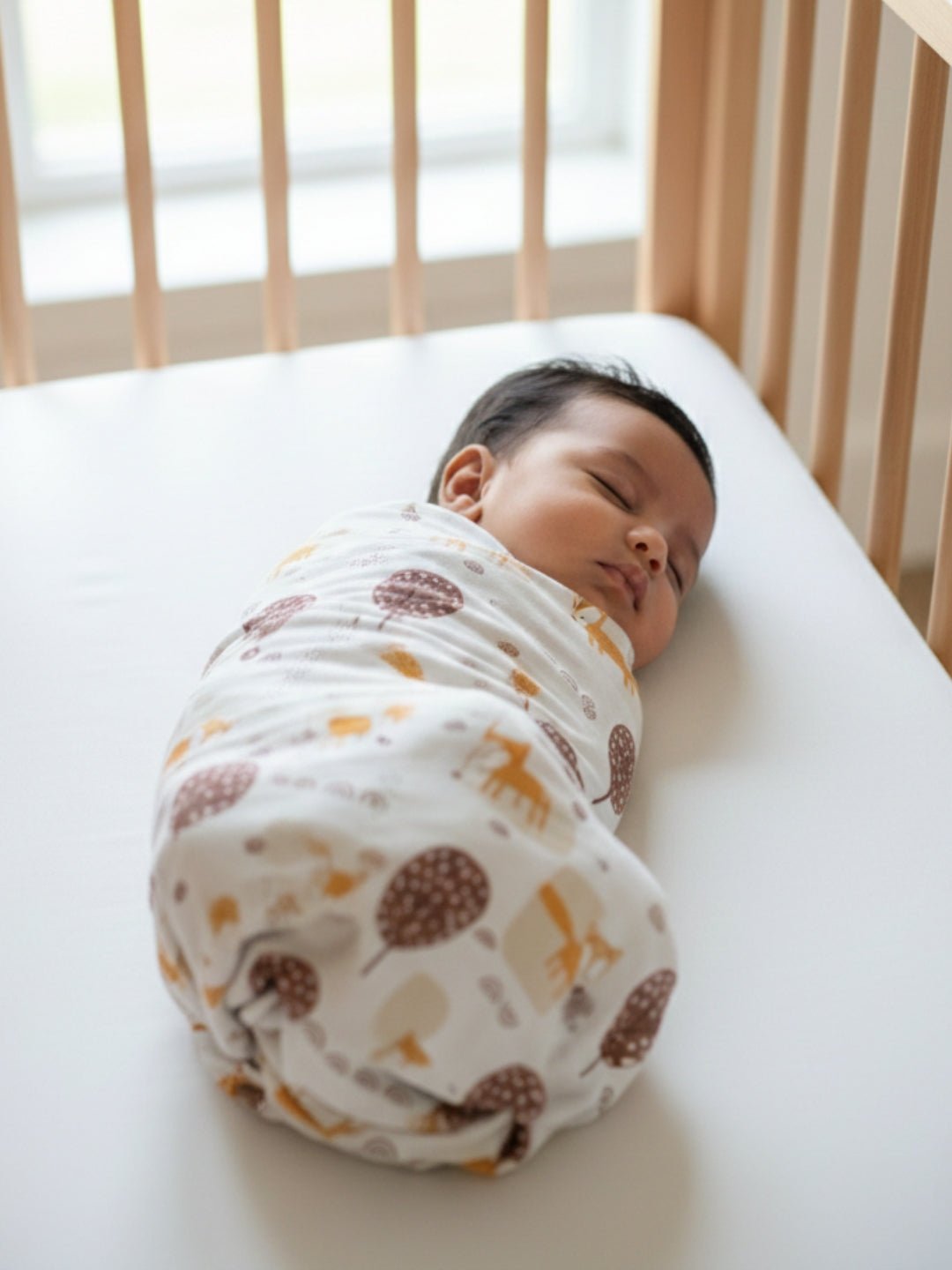 Combo Of 3 Little Fox Jungle King Tall As A Giraffe Swaddle Wraps