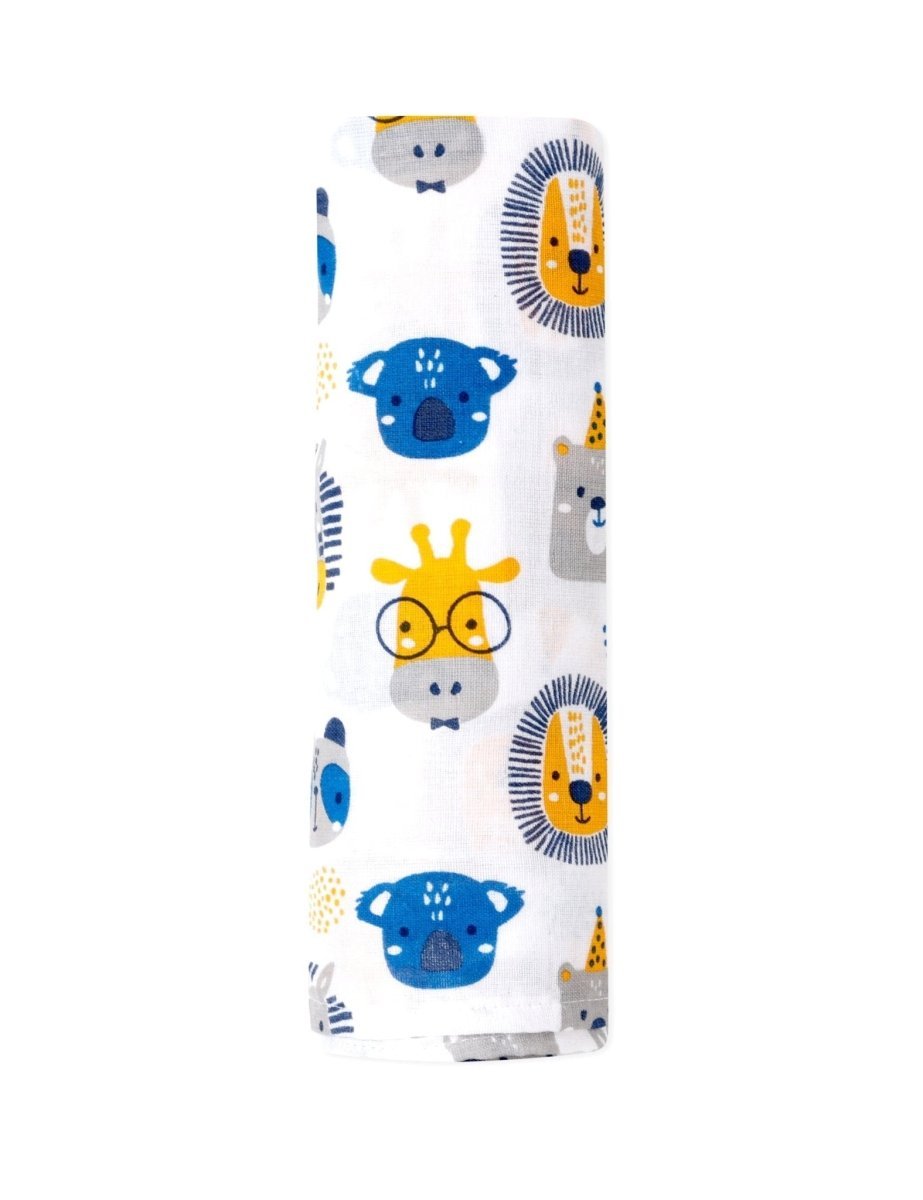 Guess The Animal 1 PC Cotton Muslin Baby Swaddle Wrap