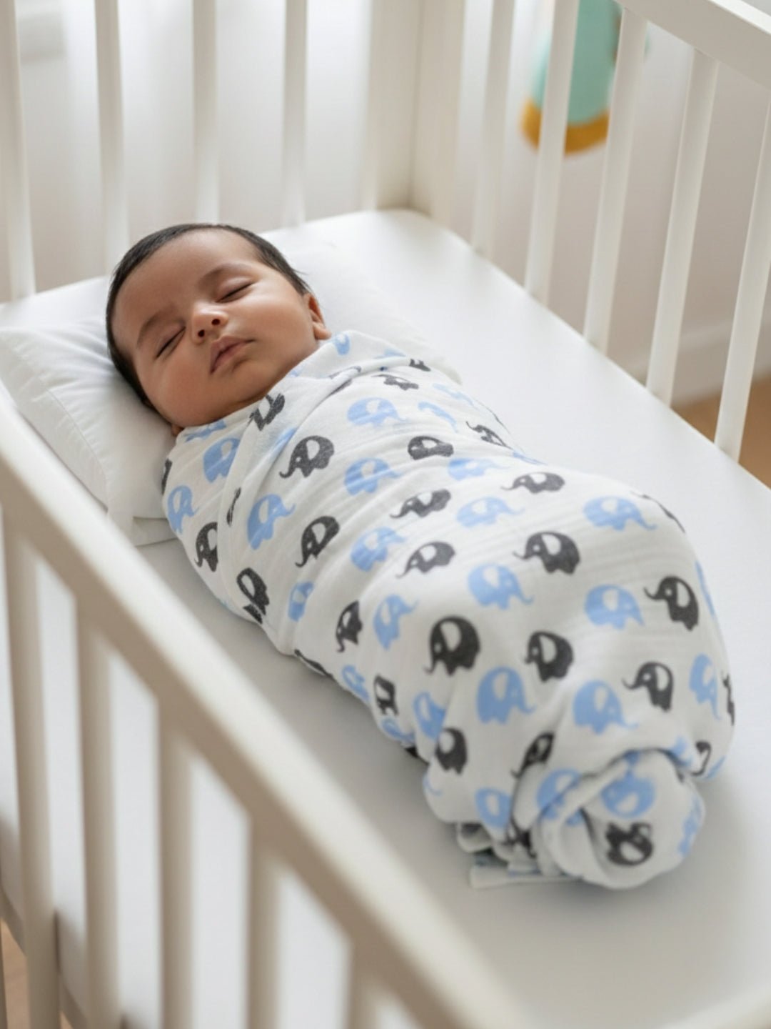 Happy Rainbow Mumbo Jumbo 3 PC Cotton Muslin Baby Swaddle Wrap