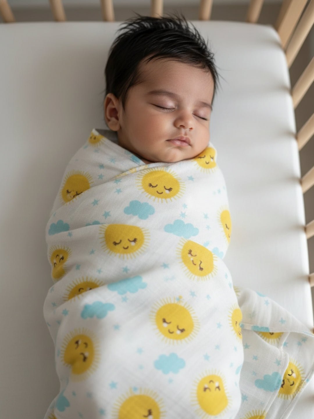 Little Sunshine 1 PC Kids Muslin Cotton Baby Swaddle