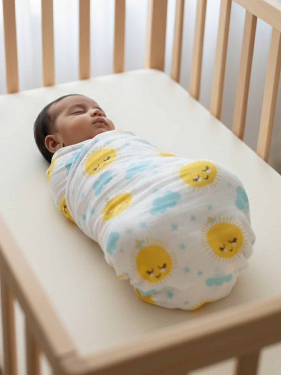 Little Sunshine 1 PC Kids Muslin Cotton Baby Swaddle