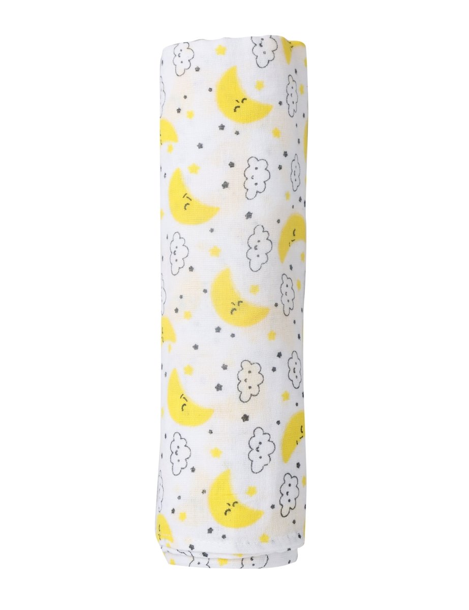 Moon and Stars 1 PC Kids Muslin Cotton Baby Swaddle