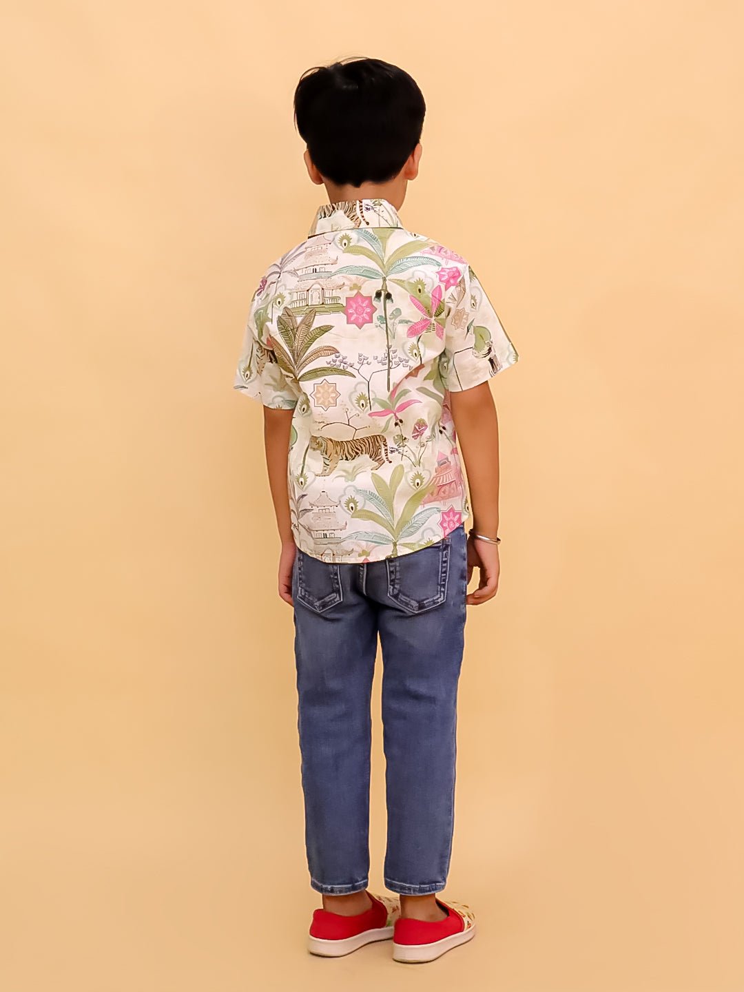 Bagh-i-Bold Jungle Print Boys Shirt