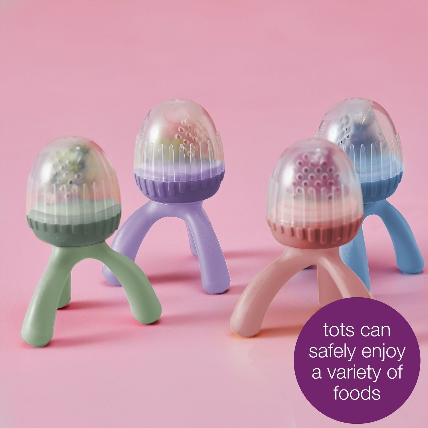 B.Box Sage Green Food-Grade Silicone Fresh Food Feeder For Babies