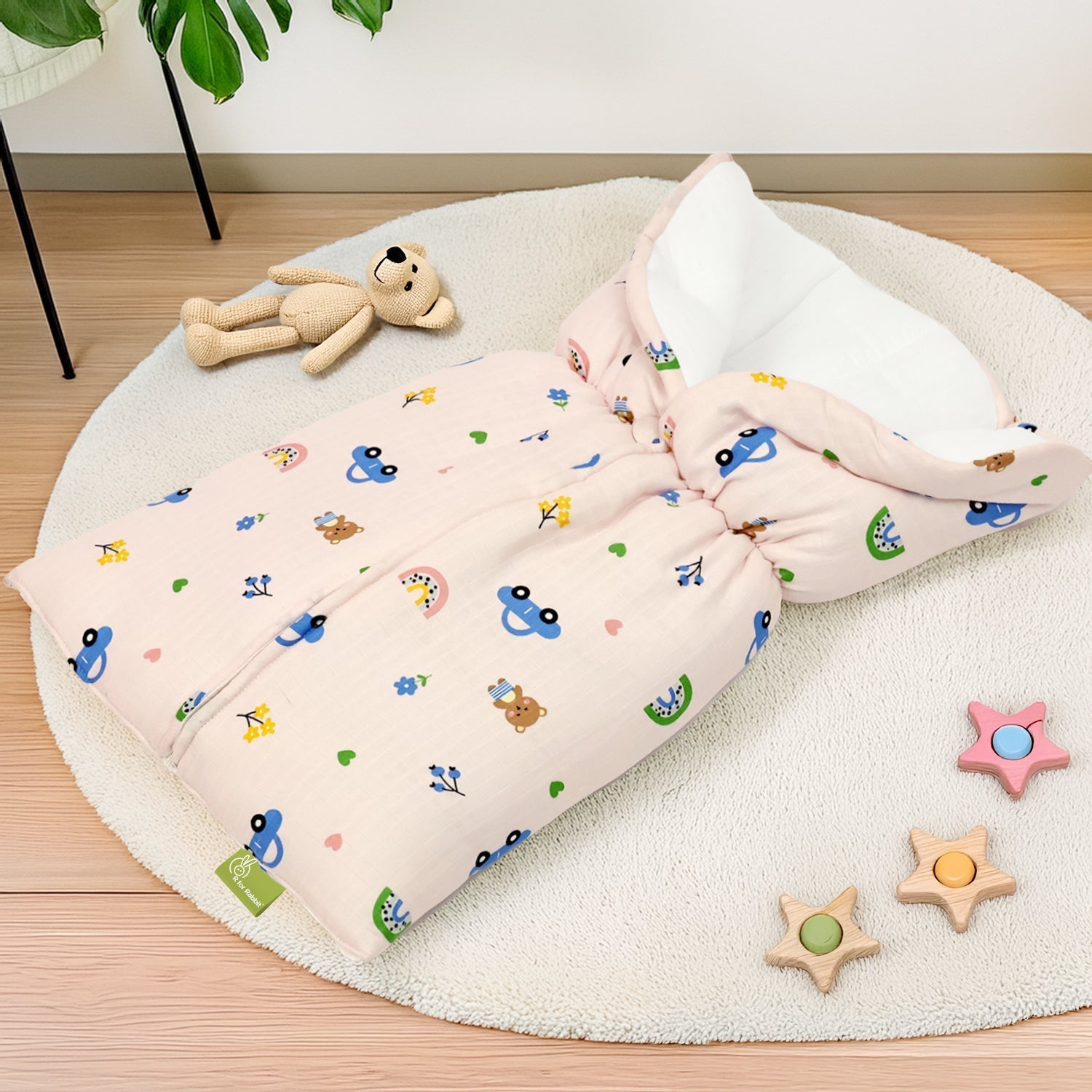 Snuggy Bliss 1 PC Kids Muslin Cotton Baby Bedding for Newborns