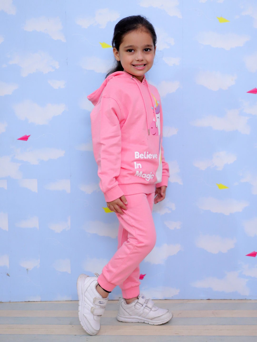  Believe In Unicorn Magic Hoodie Pink Sweatpants Combo
