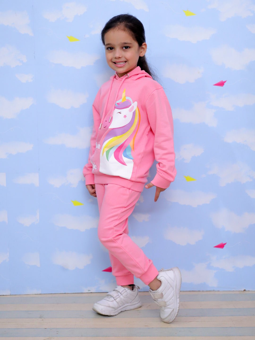 Believe In Unicorn Magic Hoodie Pink Sweatpants Combo