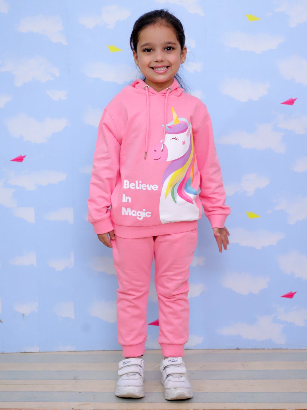  Believe In Unicorn Magic Hoodie Pink Sweatpants Combo