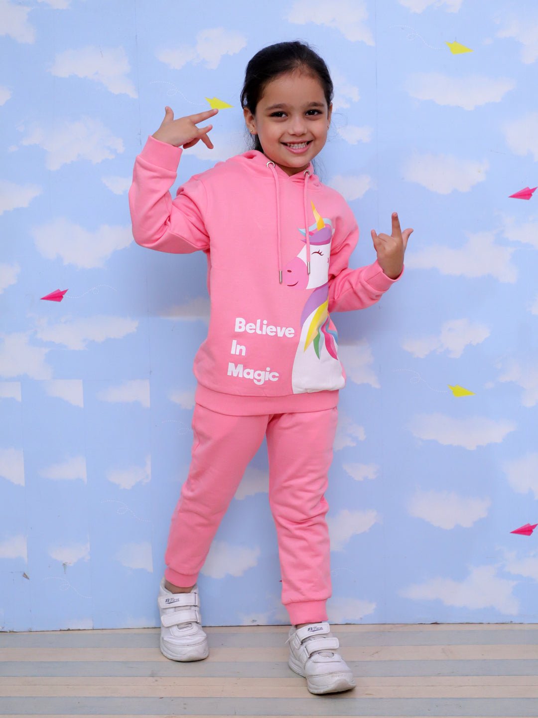  Believe In Unicorn Magic Hoodie Pink Sweatpants Combo