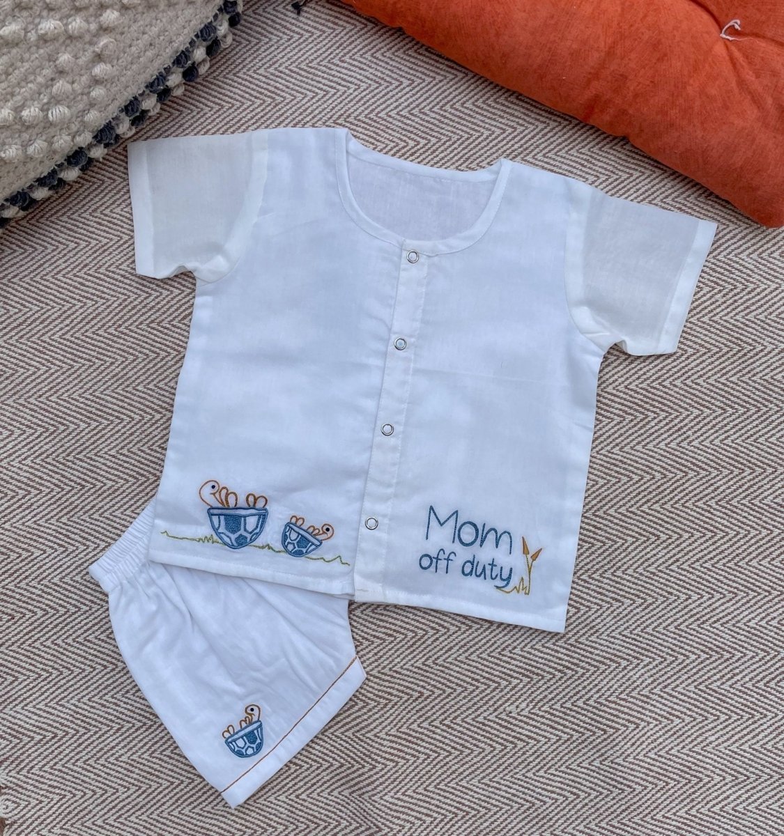 Bhaakur Organic Cotton Jhabla Shirt Set