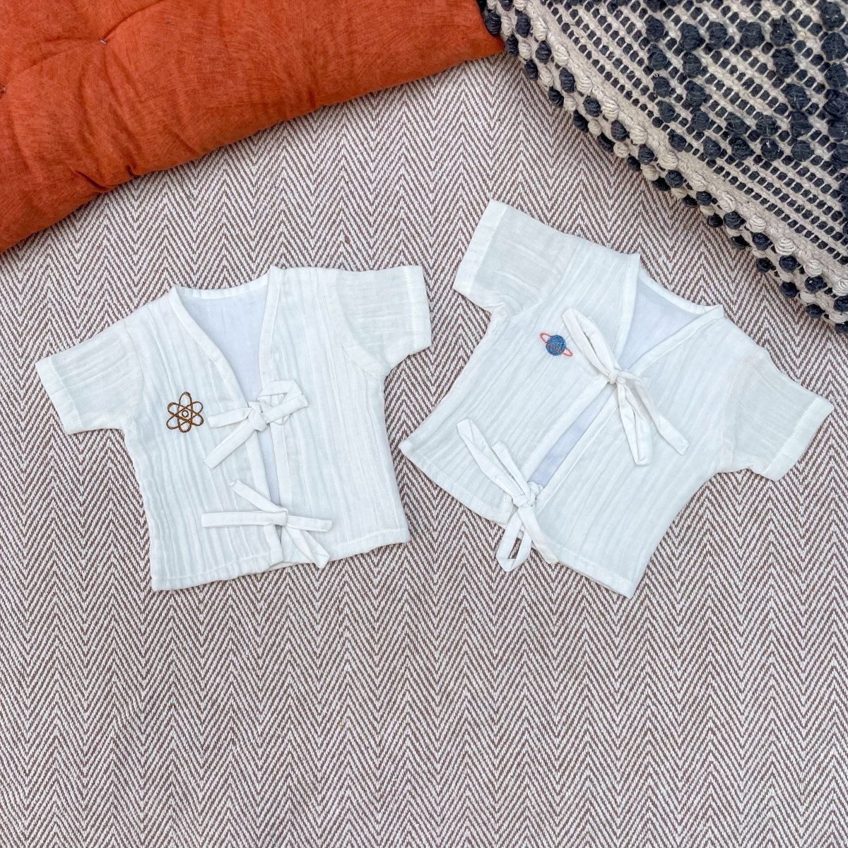 Bhaakur Mission Kindness Muslin Premature Baby Jhabla Set