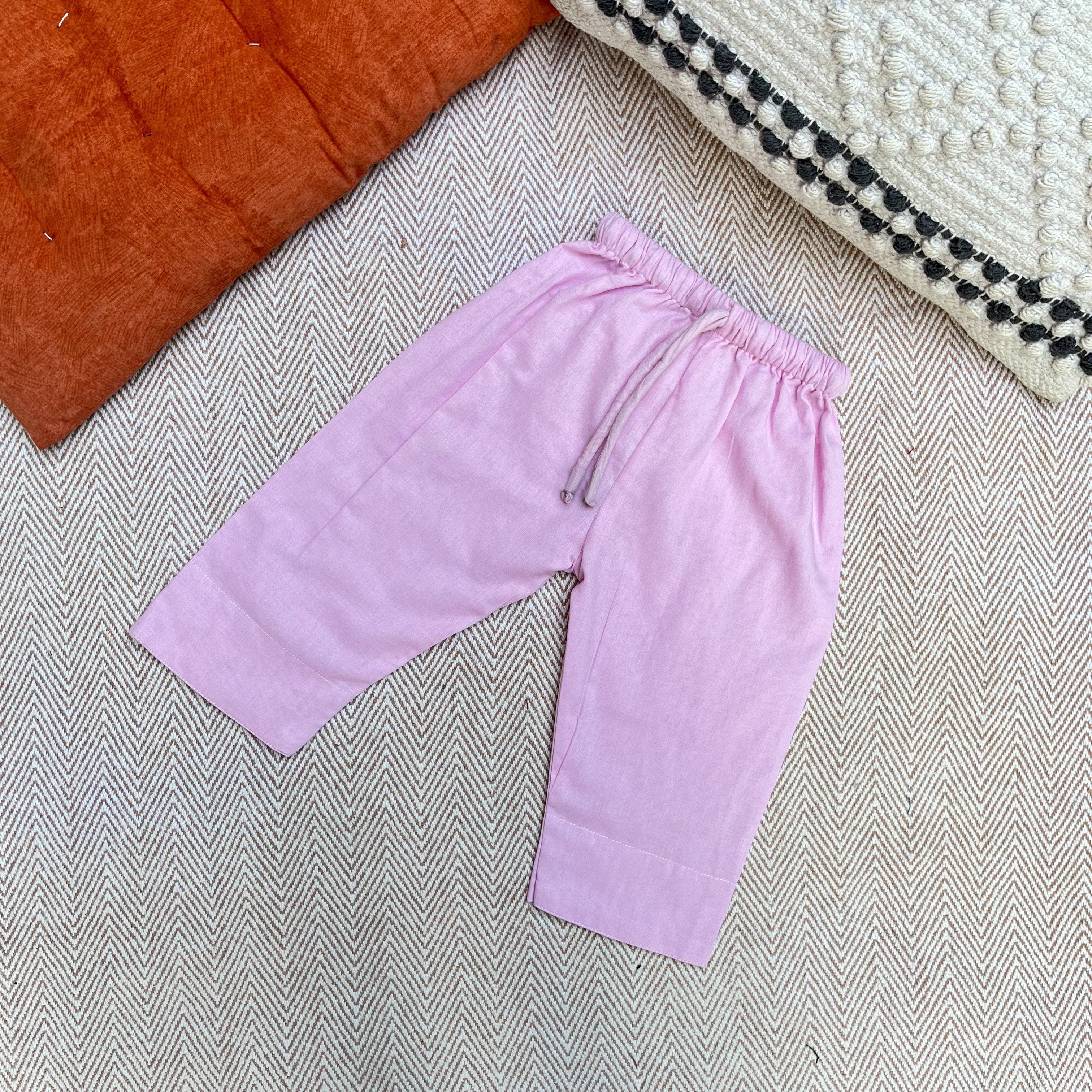 Bhaakur Organic Cotton Full Sleeves Jhabla Set