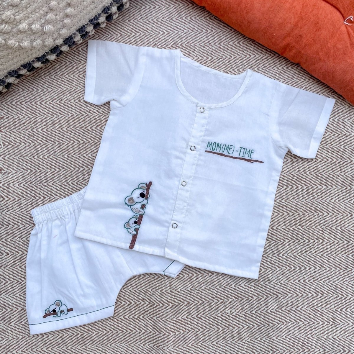 Bhaakur Organic Cotton Jhabla Shirt Set