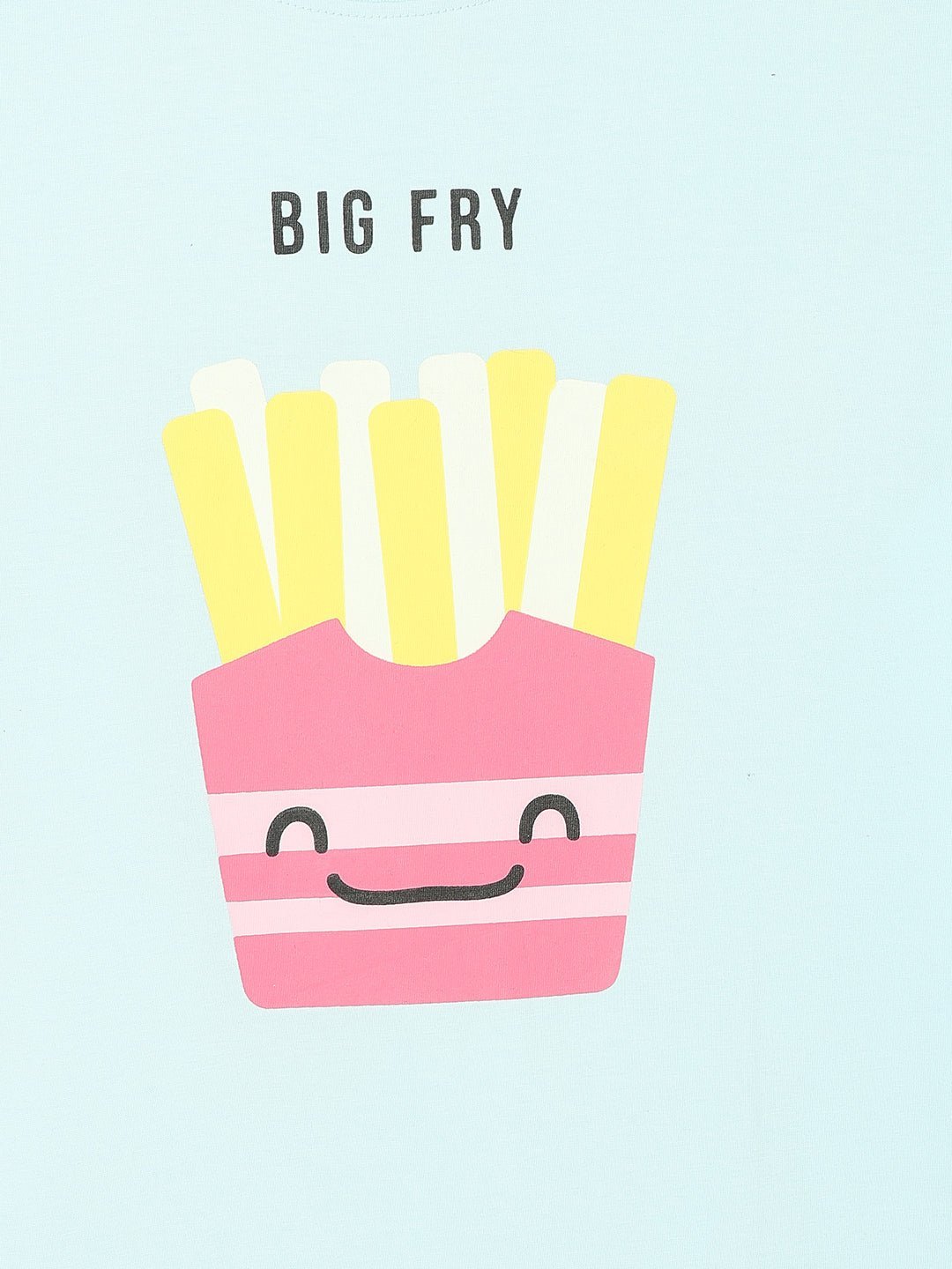 Big Fries Cotton Matching Family T-Shirt Twinning Combo Of 3