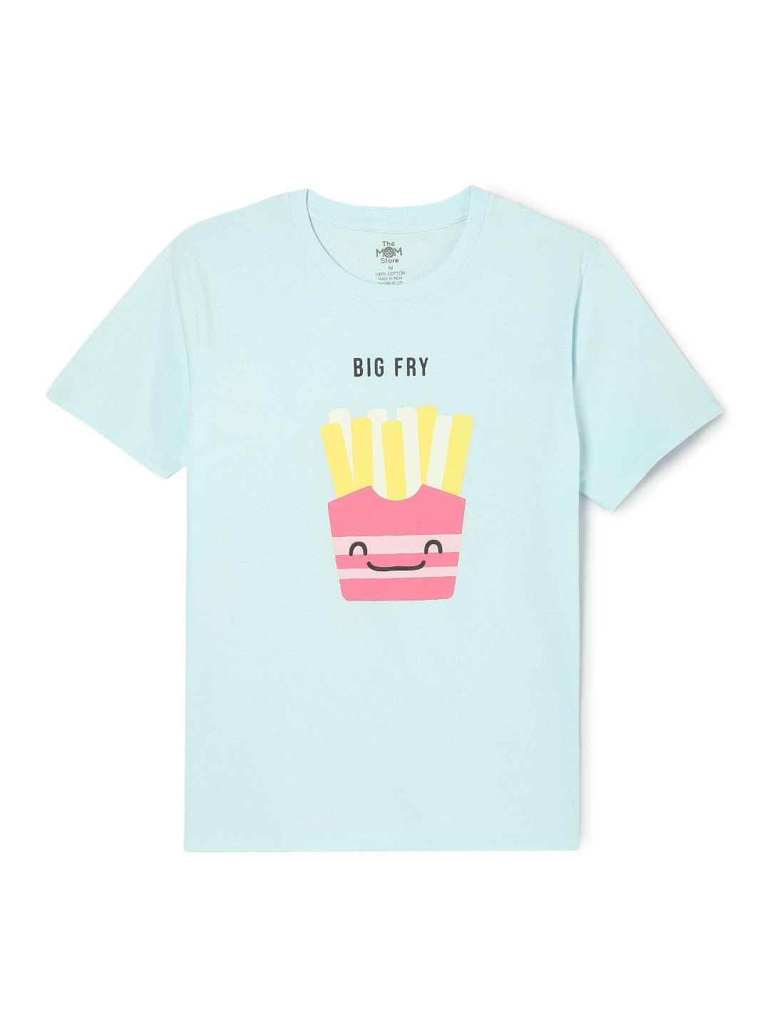 Big Fries Cotton Matching Family T-Shirt Twinning Combo Of 3