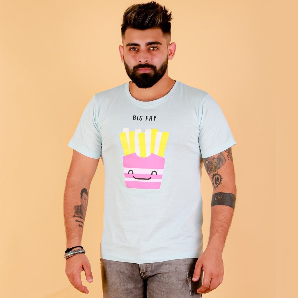 Big Fries Cotton Matching Family T-Shirt Twinning Combo Of 3