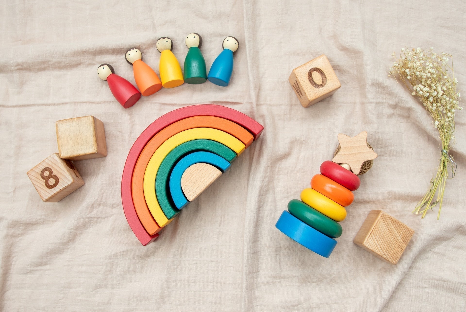Stack & Play Gift Box With Rainbow And Ring Stacker Combo Of 2