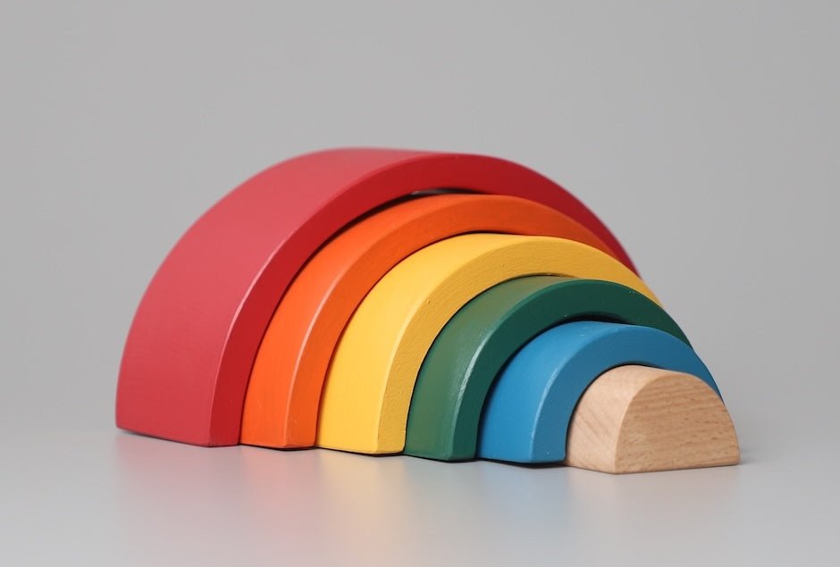 Stack & Play Gift Box With Rainbow And Ring Stacker Combo Of 2