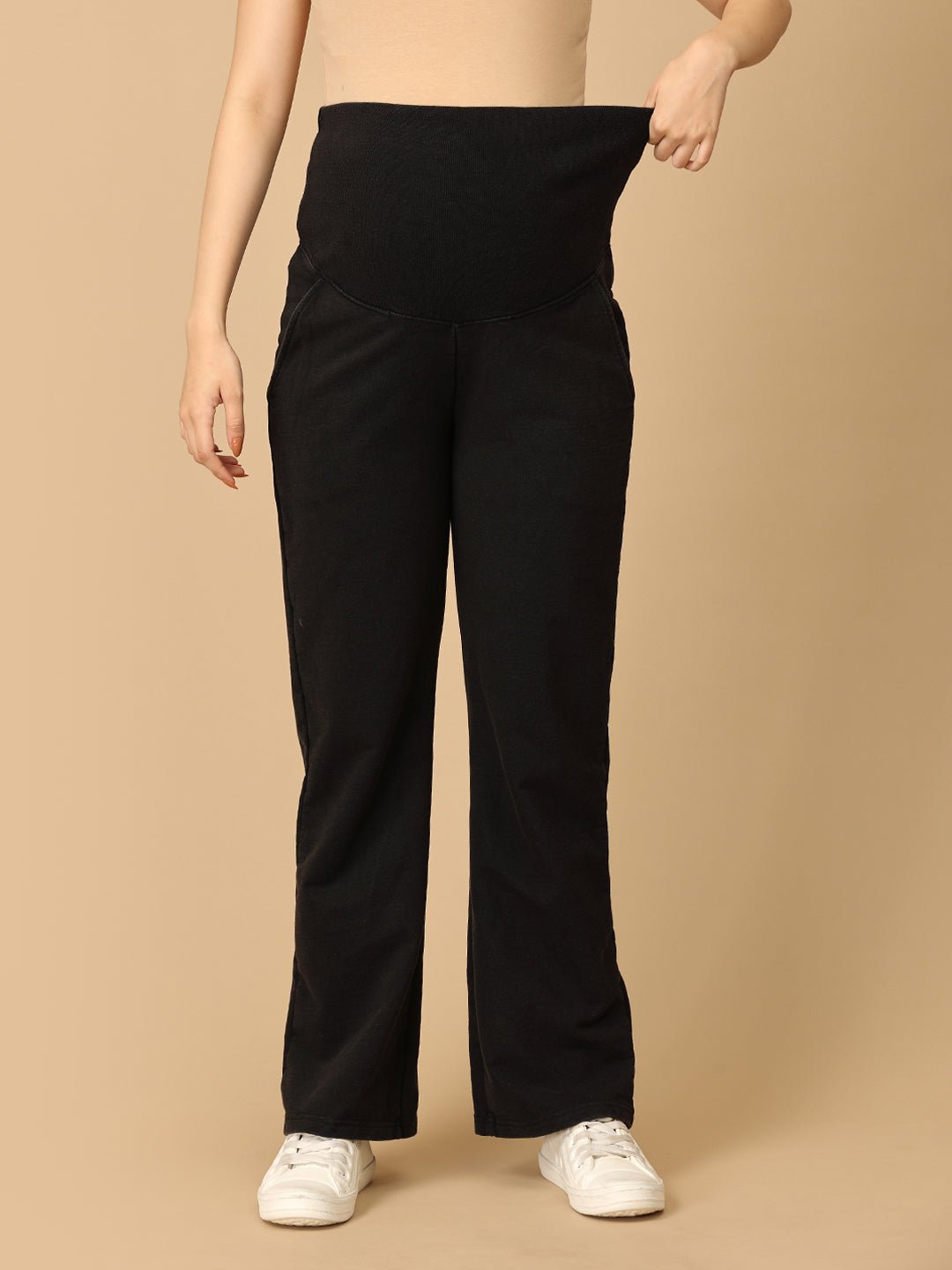  Knit Maternity and Nursing Denims Black