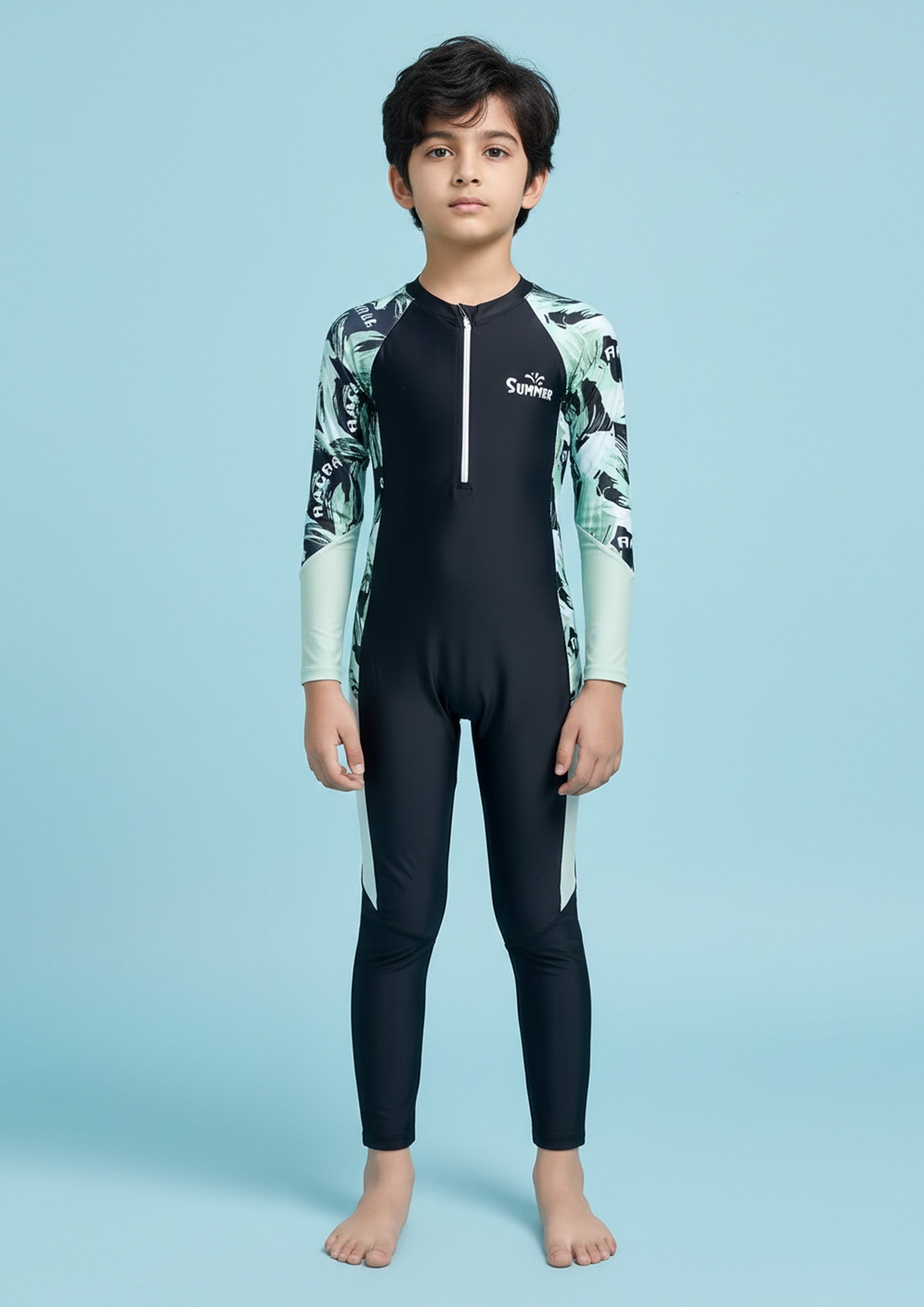 Blackwave Explorer Boys Long Sleeve Full Length Swimsuit