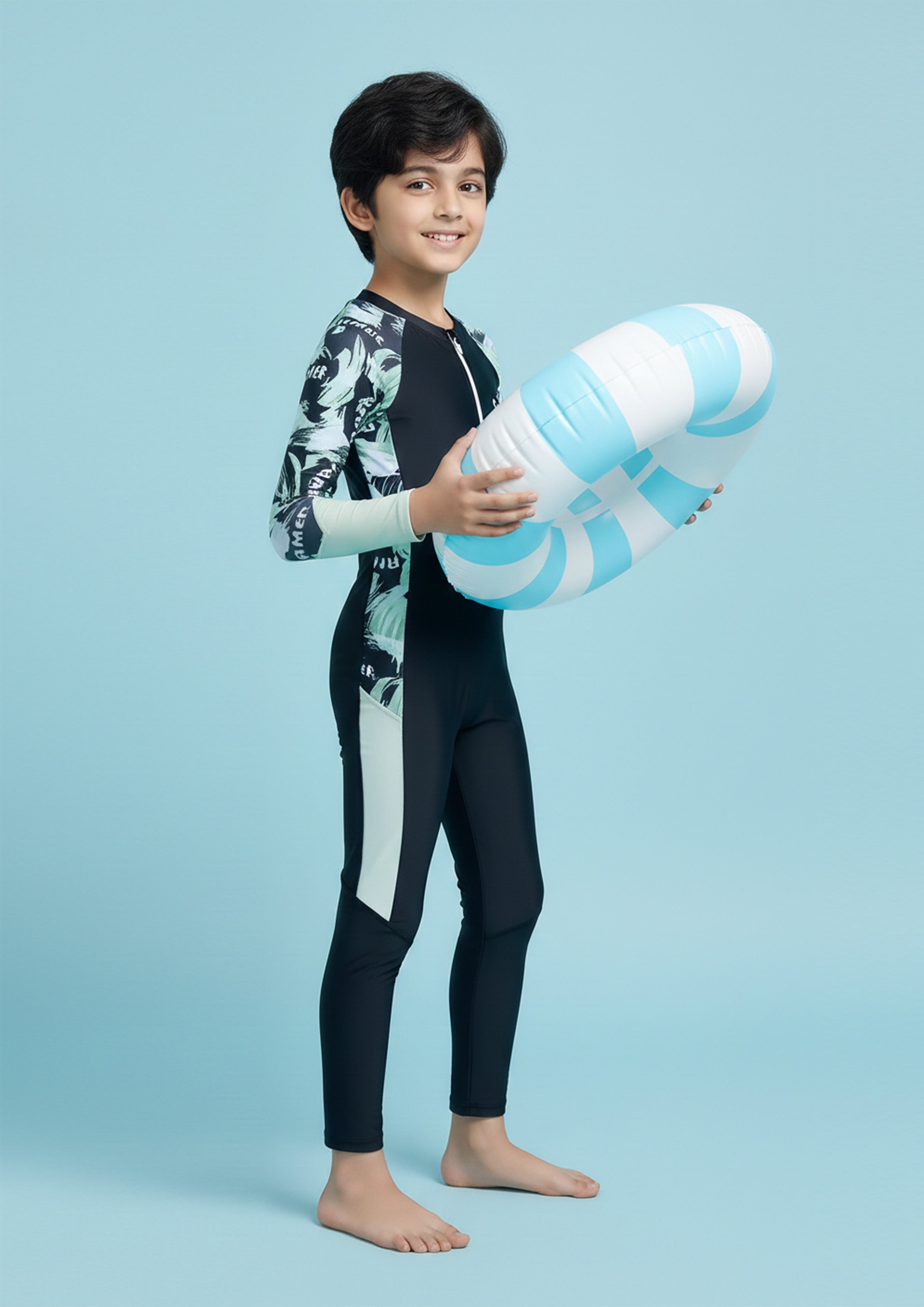 Blackwave Explorer Boys Long Sleeve Full Length Swimsuit