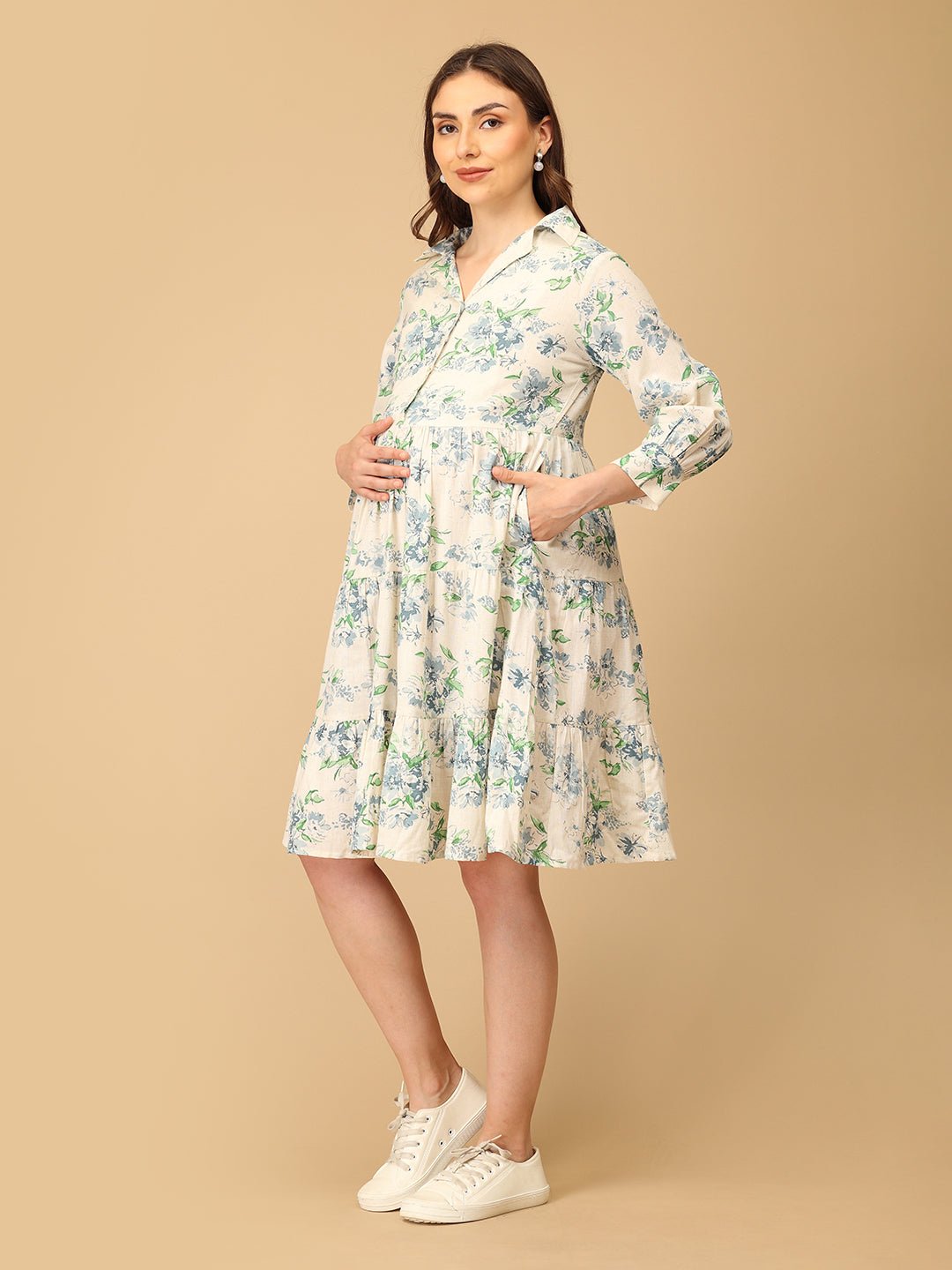  Bloom & Blue-t Maternity and Nursing Dress Multi