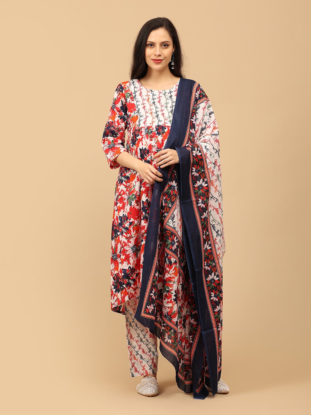  Bloom Popper Maternity and Nursing Kurta Set Multi