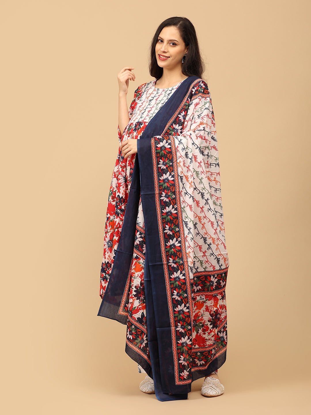  Bloom Popper Maternity and Nursing Kurta Set Multi