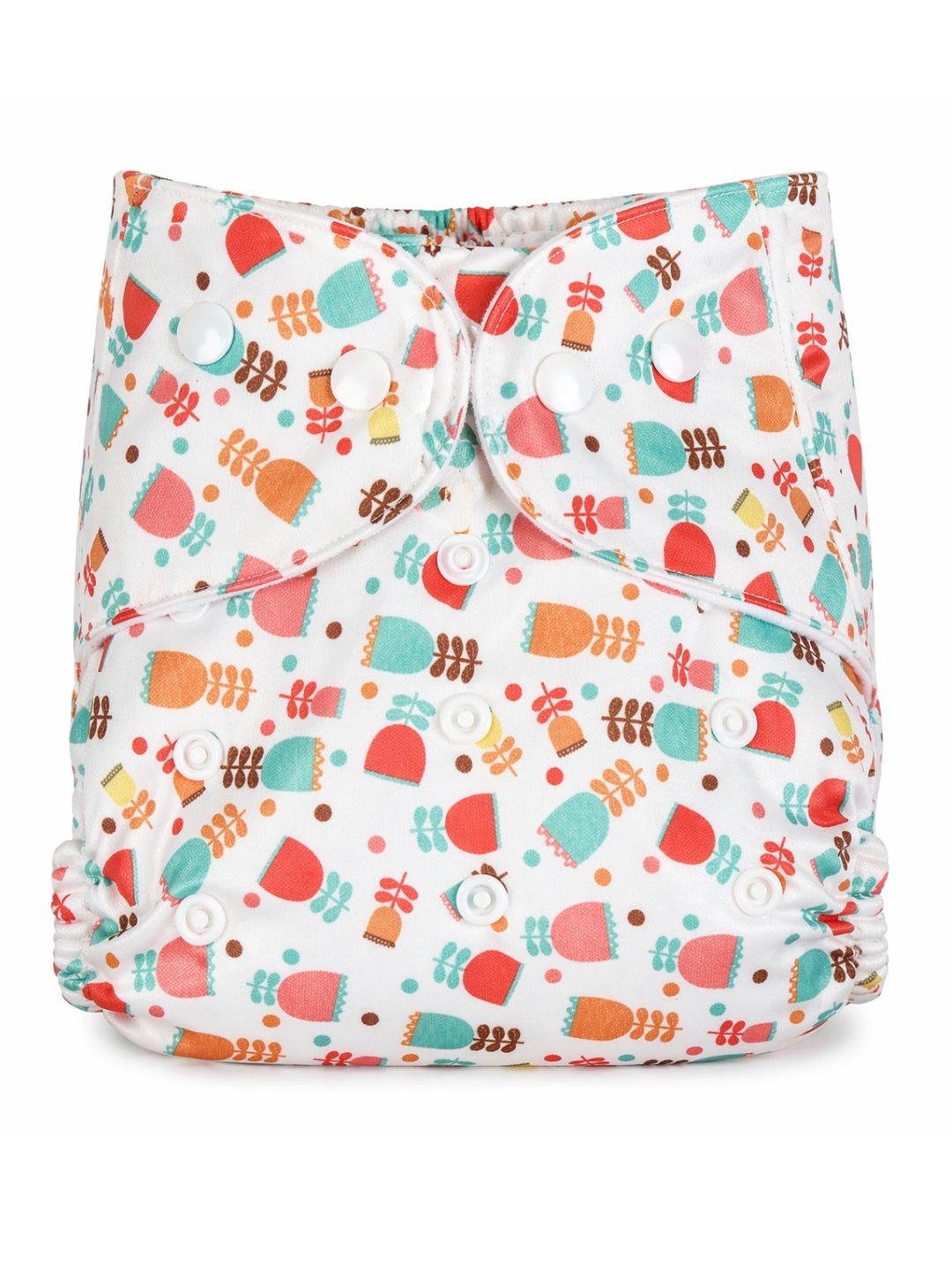 Multicolor Blooming Reusable Waterproof Cloth Diaper For Babies