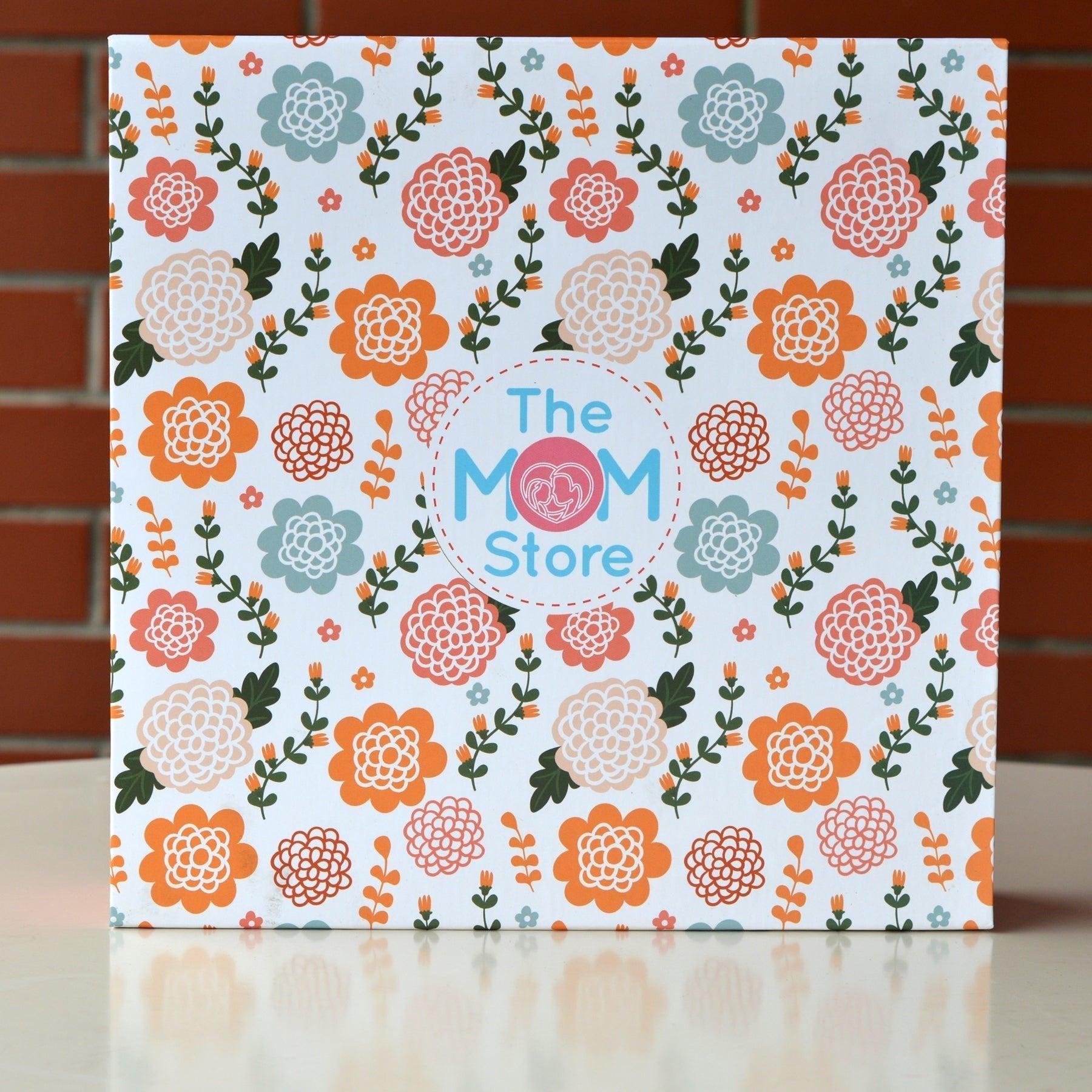 Blossom Bundle 4 PCS Newborn Baby Gift Box With Romper And Milestone Cards