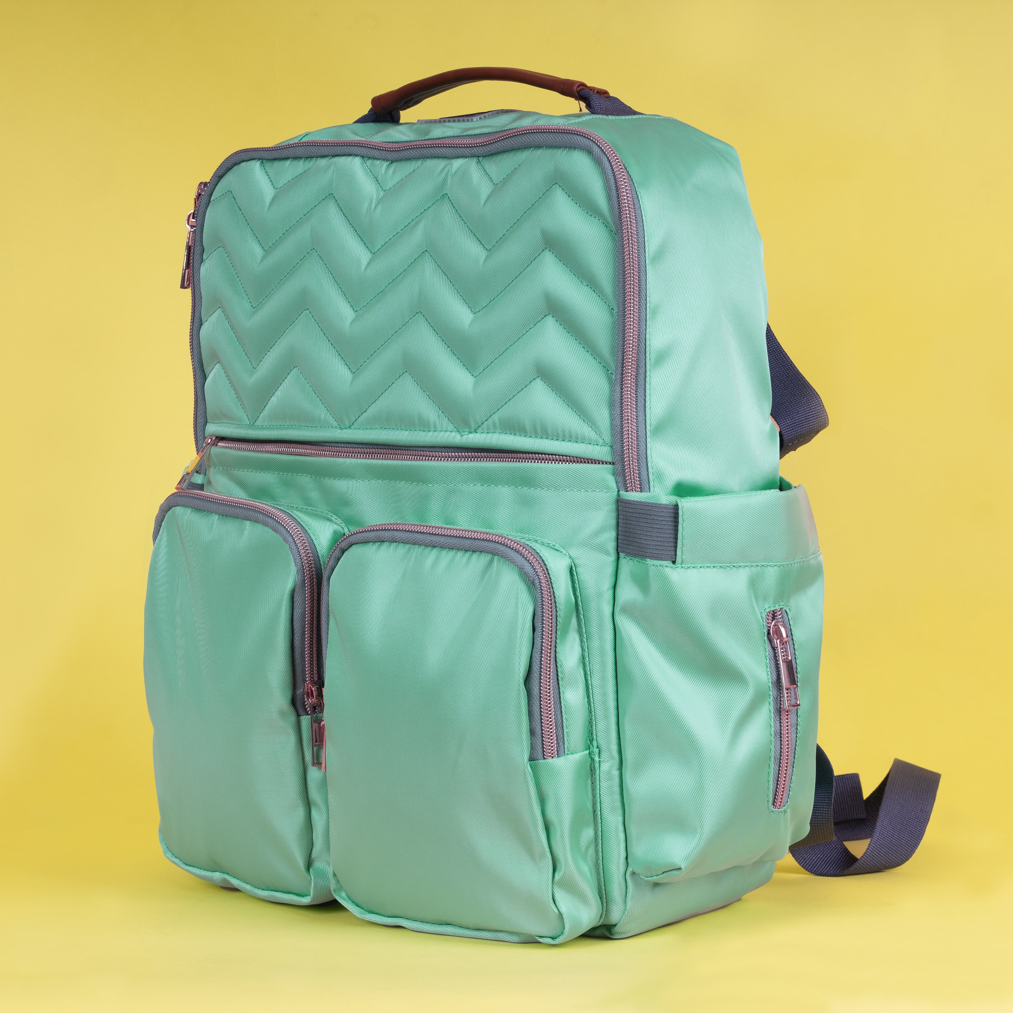 Blue Green Diaper Bag