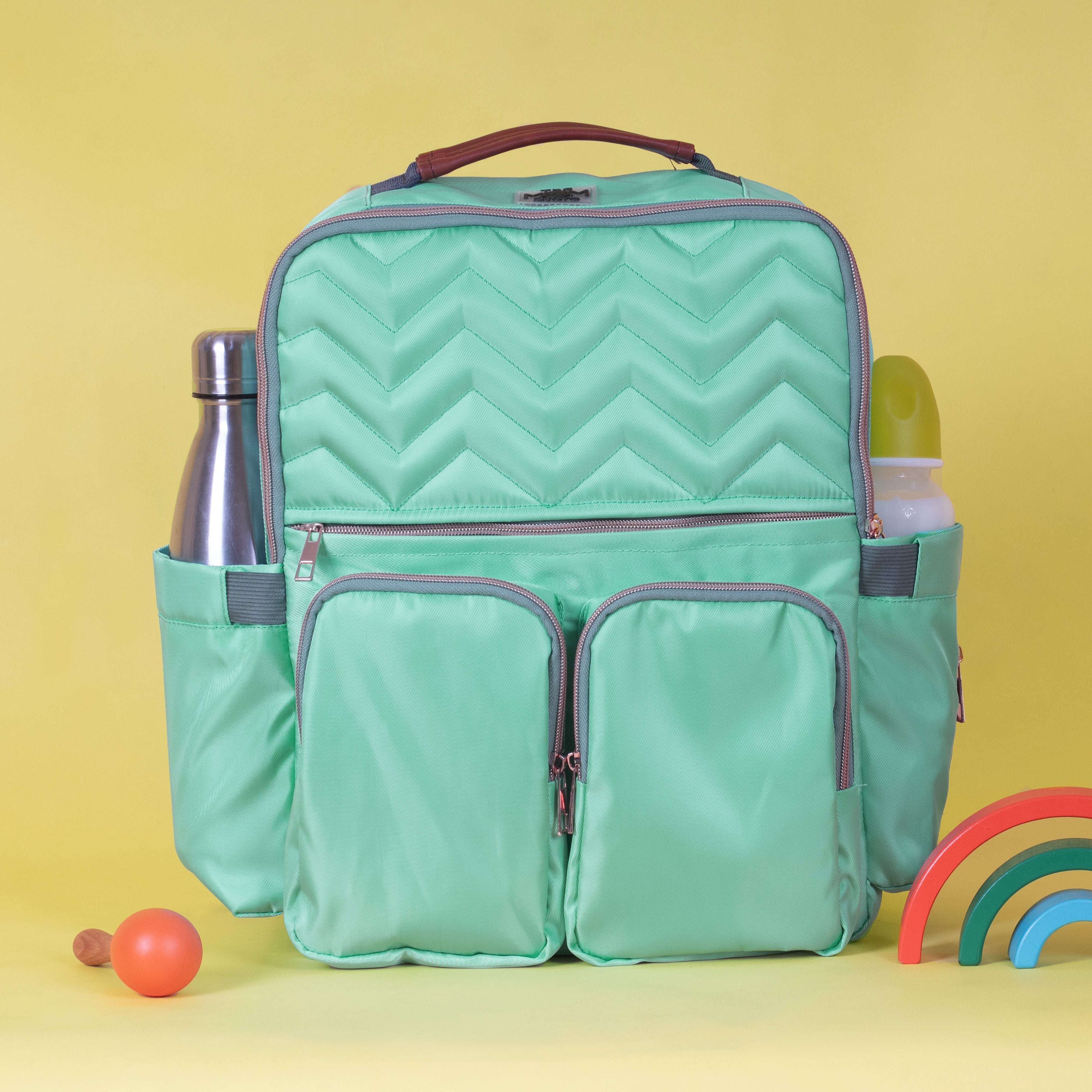  Blue Green Diaper Bag