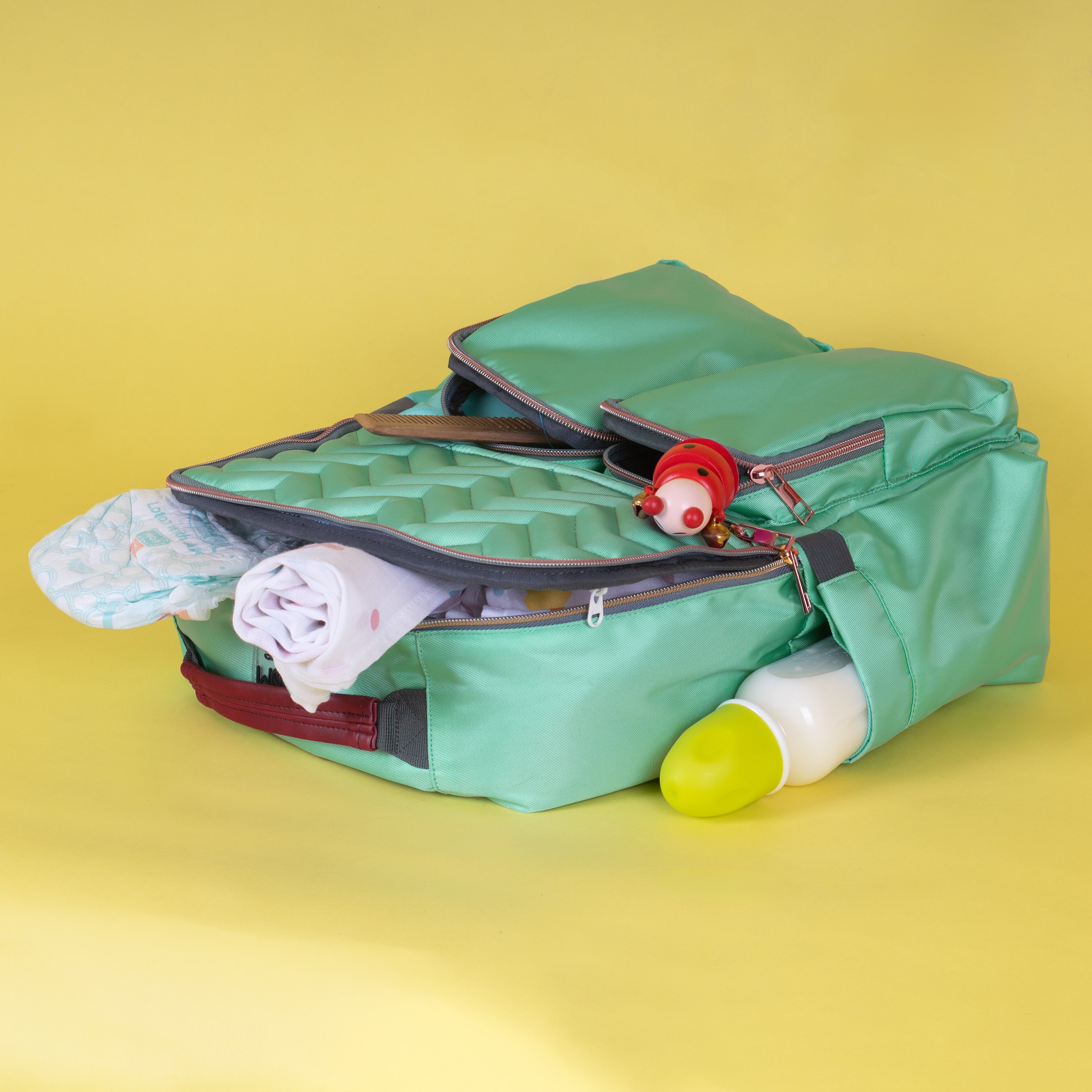  Blue Green Diaper Bag