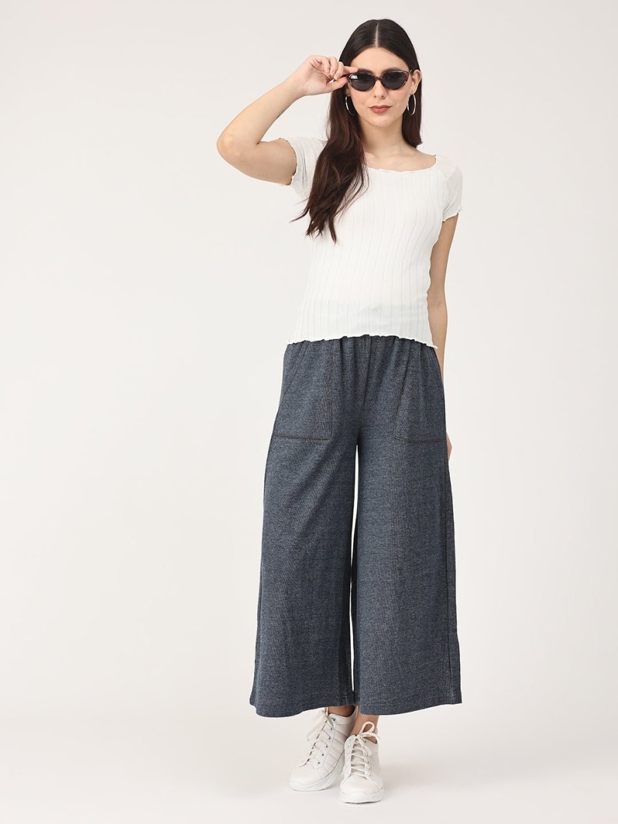  Blue Indigo Maternity Palazzos Blue