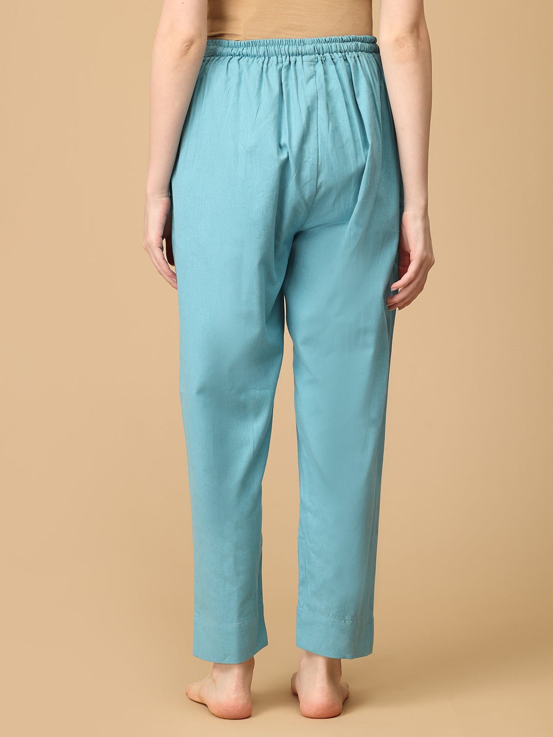  Blue-sy Vibes Maternity Lounge Pants with Drawstring Blue