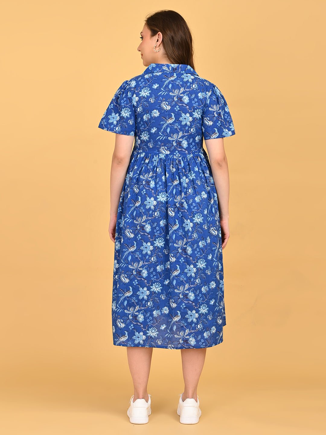  Bluebell Beauty Maternity and Nursing Dress Blue