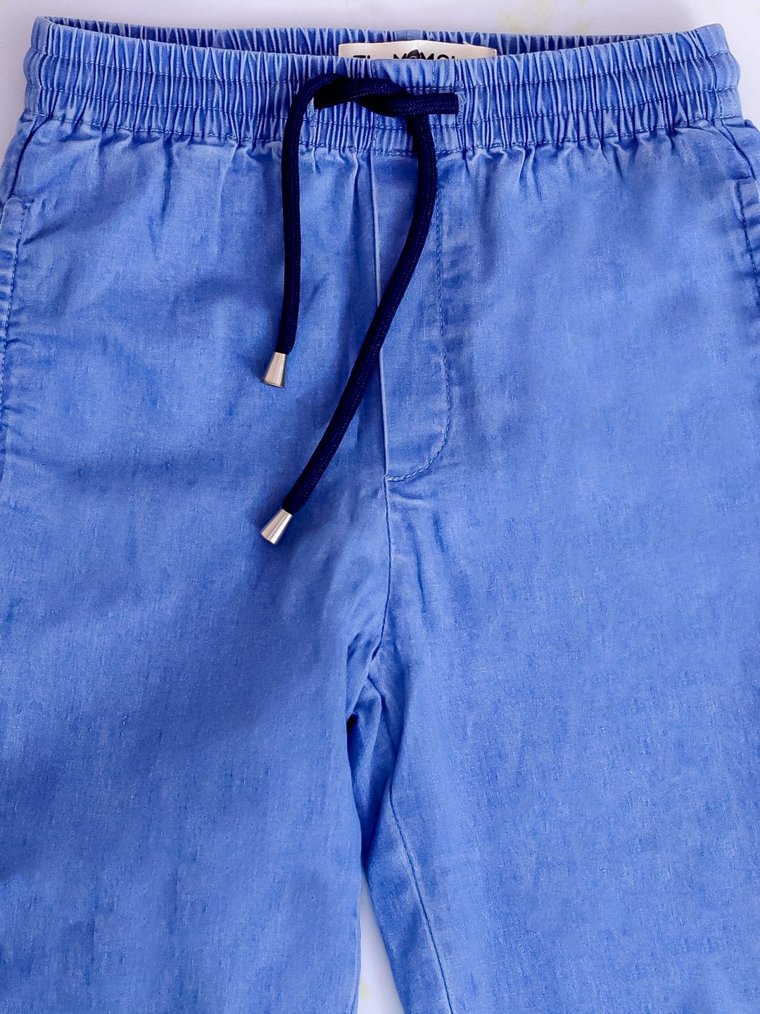 Boys Denim Jogger Elasticated Waistband With Drawstrings For Kids