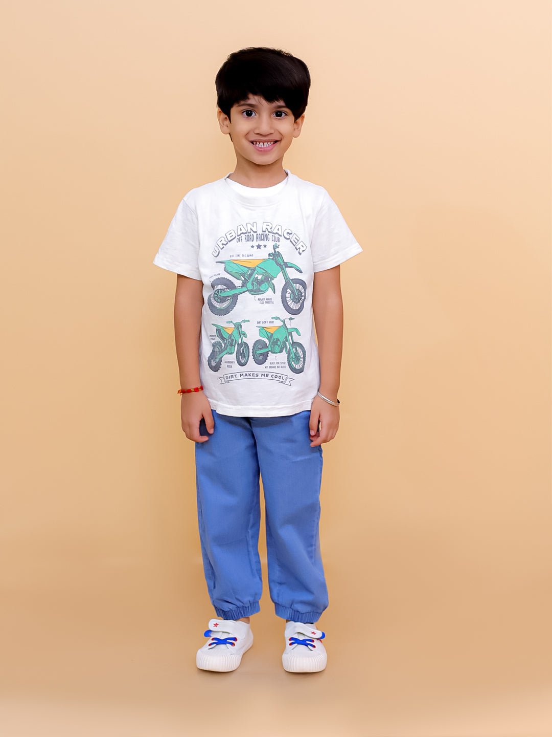 Boys Denim Jogger Elasticated Waistband With Drawstrings For Kids