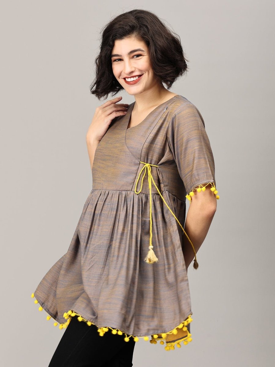  Call Me Sunshine Maternity and Nursing Top Multi