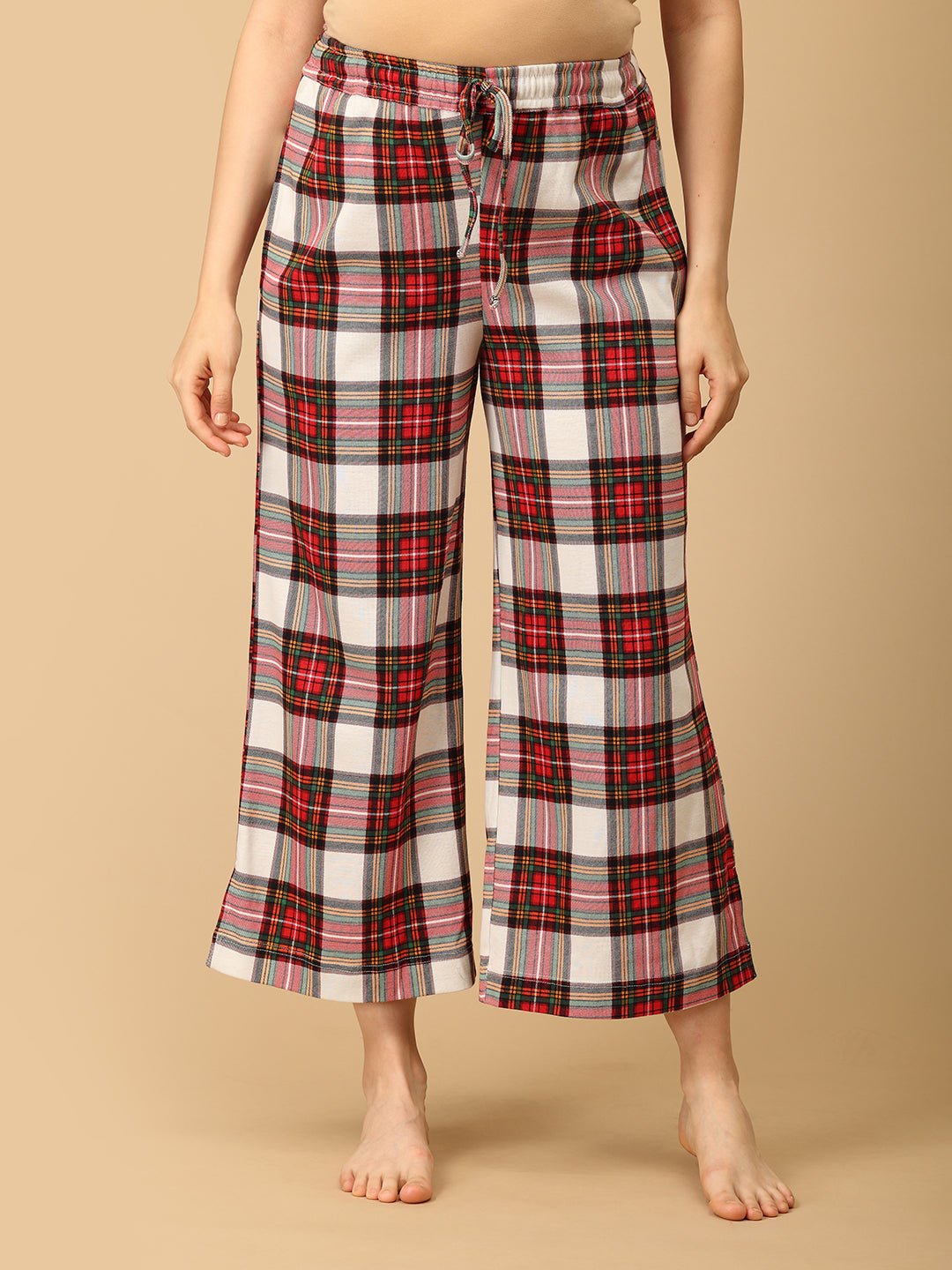  Check Me In Maternity and Nursing Pajama Set Multi